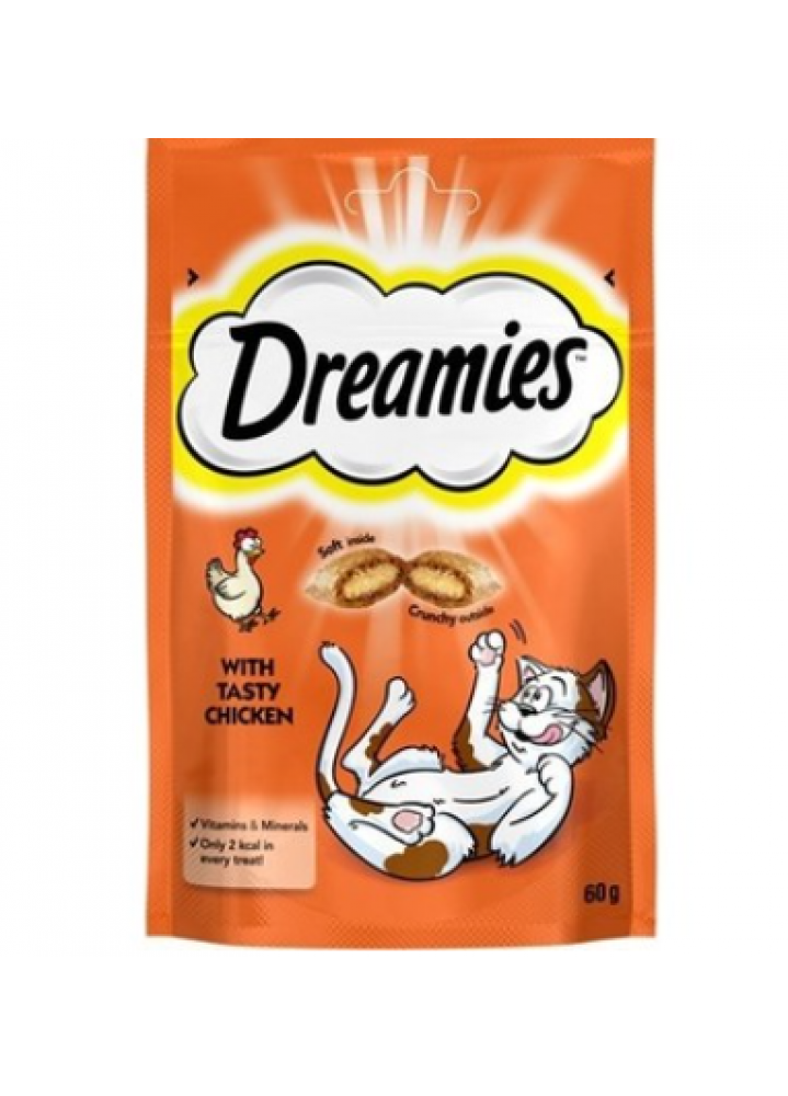 Dreamies Tavuklu Kedi Ödül Maması 60 Gr x 6